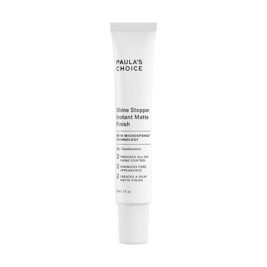 SHINE STOPPER Instant Matte Finish with MICROSPONGE Technology